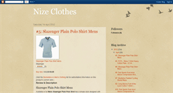 Desktop Screenshot of nizeclothes.blogspot.com