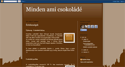 Desktop Screenshot of mindenamicsokolade.blogspot.com