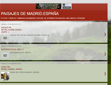 Tablet Screenshot of paisajesdemadrid.blogspot.com