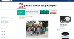 Desktop Screenshot of cabayan.blogspot.com