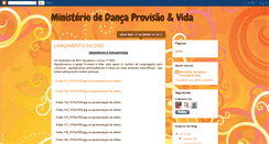 Desktop Screenshot of dancaprovisaoevida.blogspot.com