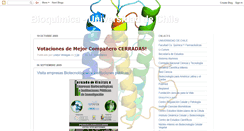 Desktop Screenshot of bioquimicauchile.blogspot.com