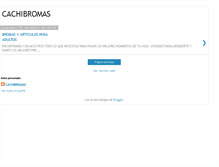 Tablet Screenshot of cachibromas.blogspot.com