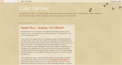 Desktop Screenshot of cakedevine.blogspot.com