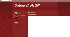 Desktop Screenshot of datingmcgill.blogspot.com