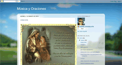 Desktop Screenshot of musicayoraciones.blogspot.com