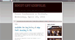 Desktop Screenshot of boycottgoodfellas.blogspot.com