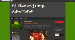 Desktop Screenshot of kitchenandcraftadventures.blogspot.com