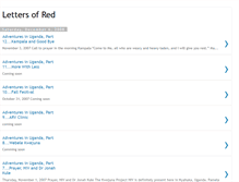 Tablet Screenshot of lettersofred.blogspot.com