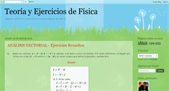 Desktop Screenshot of ejercicios-fisica.blogspot.com