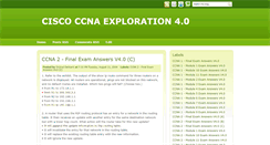 Desktop Screenshot of cisco-ccna-exploration-4.blogspot.com