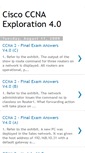 Mobile Screenshot of cisco-ccna-exploration-4.blogspot.com
