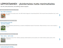Tablet Screenshot of leppoistaminen.blogspot.com