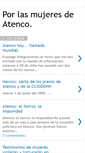 Mobile Screenshot of mujeresdeatenco.blogspot.com