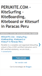 Mobile Screenshot of kitesurfperu.blogspot.com