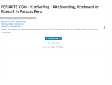 Tablet Screenshot of kitesurfperu.blogspot.com