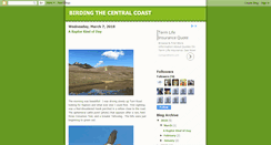 Desktop Screenshot of birdingthecentralcoast.blogspot.com