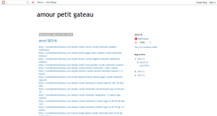 Desktop Screenshot of amourpetitgateau.blogspot.com