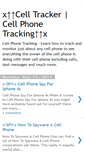 Mobile Screenshot of celltracker1.blogspot.com