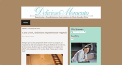 Desktop Screenshot of delicioso-momento.blogspot.com