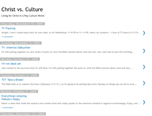 Tablet Screenshot of christvsculture.blogspot.com
