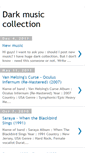 Mobile Screenshot of darkmusiccollection.blogspot.com