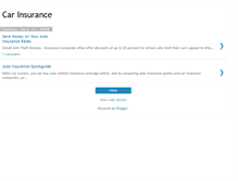 Tablet Screenshot of car-insurance-free.blogspot.com