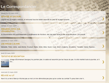 Tablet Screenshot of lecorrespondancier.blogspot.com