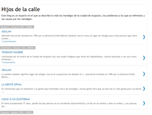 Tablet Screenshot of hijosdelacalle.blogspot.com