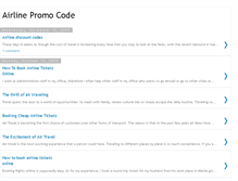 Tablet Screenshot of airlinepromocode.blogspot.com