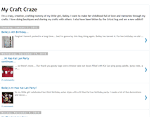 Tablet Screenshot of mycraftcraze.blogspot.com