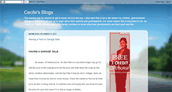 Desktop Screenshot of cecilesblogs.blogspot.com