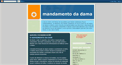 Desktop Screenshot of mandamentodadama.blogspot.com