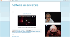 Desktop Screenshot of batteriaricaricabile.blogspot.com