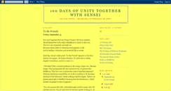 Desktop Screenshot of 100daysofunity.blogspot.com