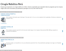 Tablet Screenshot of cirugiaroboticaperu.blogspot.com