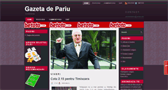 Desktop Screenshot of gazetadepariu.blogspot.com
