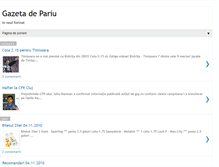 Tablet Screenshot of gazetadepariu.blogspot.com
