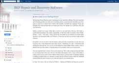 Desktop Screenshot of bkfrecoverysoftwares.blogspot.com