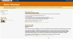 Desktop Screenshot of basicmassage.blogspot.com