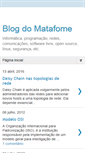Mobile Screenshot of blogmatafome.blogspot.com