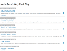Tablet Screenshot of mbeckedm310tt2spring08.blogspot.com