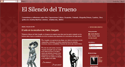 Desktop Screenshot of elsilenciodeltrueno.blogspot.com