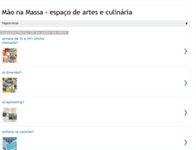 Tablet Screenshot of espacomaonamassa.blogspot.com