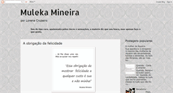 Desktop Screenshot of mulekamineira.blogspot.com