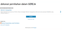 Tablet Screenshot of dekorasiruanggereja.blogspot.com