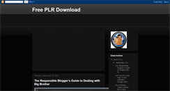 Desktop Screenshot of free-plr-download.blogspot.com