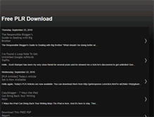 Tablet Screenshot of free-plr-download.blogspot.com