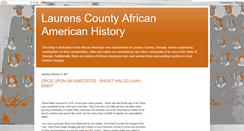 Desktop Screenshot of laurenscountyafricanamericanhistory.blogspot.com