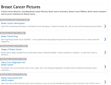 Tablet Screenshot of breast-cancer-pictures.blogspot.com